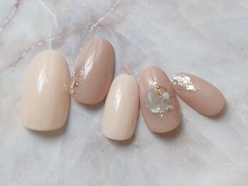 ミュゲットネイル(Muguet nail)/上品オフィスネイル