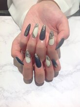 エスフィーネイルサロン リシェル(Esfy nailsalon Richer)/パイソン柄ネイル