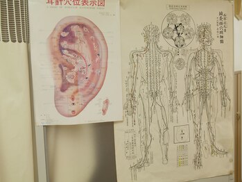 鍼灸院 萌/長年愛用の鍼灸経穴図♪