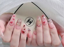 メイク 池袋(Meik)/ハートネイル冬