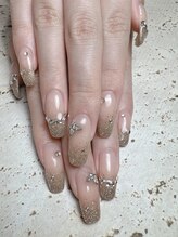 ビューティフルムーン ネイル 本厚木(Beautiful Moon Nail)/ラメグラデーション