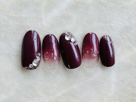 ボルドーグラデーション ¥12000