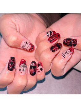 手描きアートが得意なサロン