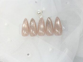 マグネットネイル/ピンクネイル