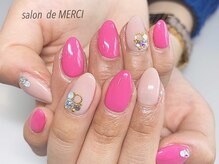 サロン ド メルシー(Salon de MERCI)/ピンク濃淡デザイン☆