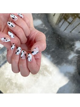 韓国風 ニュアンスネイル