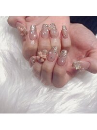 キラキラネイル ¥8000