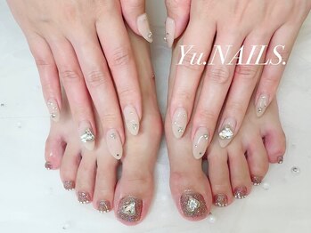 ユーネイルズ 恵比寿(Yu.NAILS.)/冬ネイル◎フットバス込