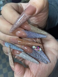 Gelx長さだしロングネイル