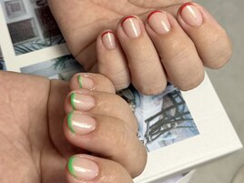 フレンチ/ネイル/フィルイン