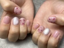 ビオトーププラス 浦和店(bio tope +)/押し花ガーリーネイル