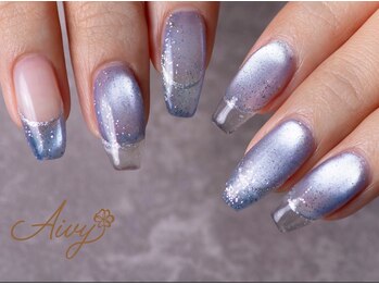 アイビー(Aivy)の写真/〈口コミ高評価！！〉フォルムにこだわり指先を美しく見せる高技術！冬もクリアフレンチが人気♪