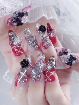 ラヴィアン 名古屋大須店(La vie en)/長さだしロングネイル