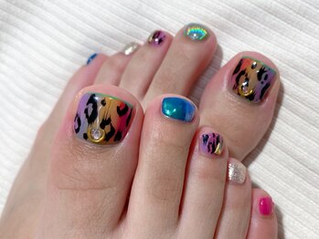 ネイルズ ララ(nails Lala)/レオパード。