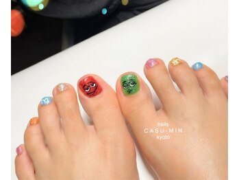 ネイルズ カスミン(nails CASU-MIN)/楽しいフット♪