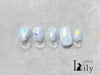 リリー 橋本店(Lily)/爽やかニュアンスアート