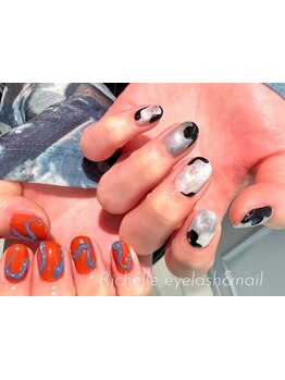 手描きアートが得意なサロン