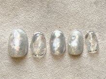 シープラスエー(C+A)/夏ホワイトクリアネイル