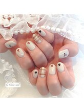 チャコネイル(chaco-nail)/秋チェック♪ブラウンネイル