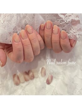 夏の旬♪ジューシー桃ネイル