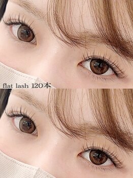 アイラッシュサロン バイ サリーエミリー(eyelash salon by SallyEmiry)/フラットラッシュ120本
