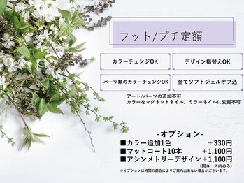 リリ 金沢香林坊店(ReRe)/【フット】プチアート定額