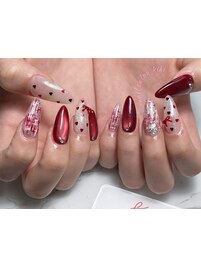 ツイート/冬ネイル/成人式/水光