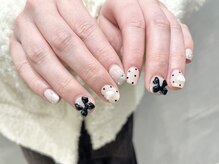 ナンバーネイル 大分中央町店(N° nail)/ｄot/ドットリボン