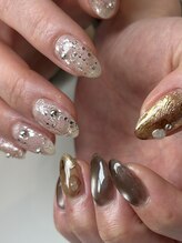 お客様ネイル/古川/ニュアンス