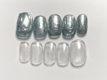 クレモアネイル 池袋西口店(CLEMORE NAIL)/うるきらちぐはぐネイル
