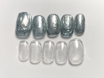 クレモアネイル 池袋西口店(CLEMORE NAIL)/うるきらちぐはぐネイル