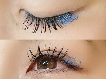 アルピナ アイラッシュ 菅谷店(alpina eyelash)の写真/多数お色を揃えています。カラーマツエクで華やかに仕上がる瞳は特別な日にぴったり◎