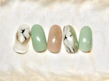 ネウィ ネイル 銀座(newi nail)/パラジェル　大理石ネイル