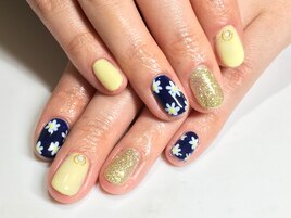 花柄ネイル