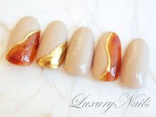 ラグジュアリーネイルズ タカダノババ(Luxury Nails Takadanobaba)/キラキラ*べっ甲ミラー
