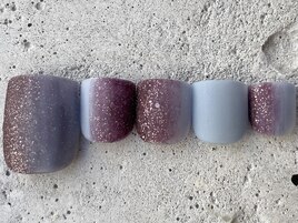 マットラメグラデFOOT ¥10000