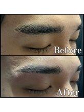 眉毛男子 新宿店/キリッとスッキリ  before/after