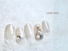 ルークネイル 恵比寿店(LUKE NAIL)/シンプルクリスマスツリーネイル