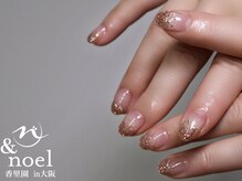 ノエル(Noel)/ピンクゴールド×ラメグラ