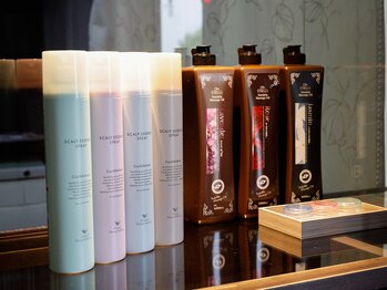 マッハ脱毛 with テモミヤホンポ 上中野店/オイルとヘッドスプレー