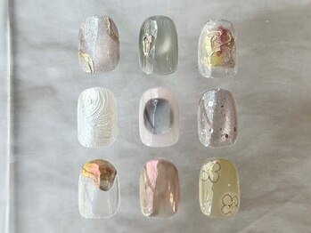ハンハウス(Hanhouse)の写真/【ショートが可愛い☆】短い爪でもお任せ下さい♪お仕事上、ネイルができない方にも◎忙しいママさんにも♪