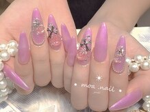 モアネイル 新宿/シンプルネイル/持ち込み/新宿