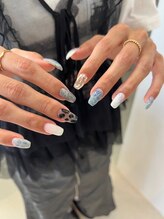 ブリスネイル うるま店(Bliss. nail)/持ち込み130分落書きネイル