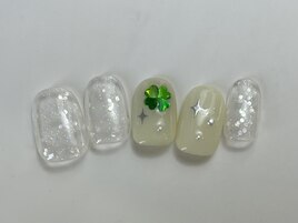 ホログラムハート四つ葉¥6000