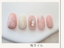 プレンティー 北千住西口店(plenty)/桜ネイル