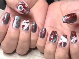 ハロウィンネイル