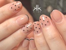 ケーツーネイル(k-two nail)/ハート×ドット/パラジェル