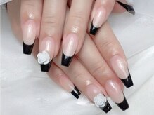 Lien nailsalon【長さだし専門店】パラジェル・フィルイン導入/フレンチネイル｜バラ