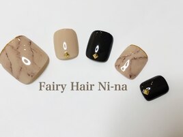 冬のフットネイル