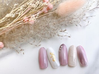 ネイルサロン&スクール ジーナ(GINA)/3月シンプルナチュラルカラー